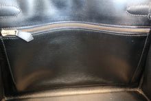 Load image into Gallery viewer, HERMES KELLY 32 Box carf leather Black 〇Z Engraving Shoulder bag 700050105
