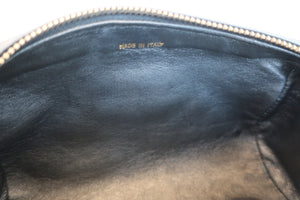 CHANEL/シャネル ココマークフリンジチェーンショルダーバッグ ラムスキン ブラック/ゴールド金具 ショルダーバッグ 700060286