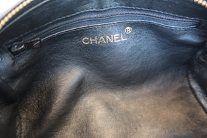 CHANEL/シャネル ココマークフリンジチェーンショルダーバッグ ラムスキン ブラック/ゴールド金具 ショルダーバッグ 700060286