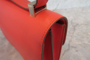 HERMES／エルメス コンスタンス3 24 ヴォーエプソン ローズジャイプール □P刻印 ショルダーバッグ 700030053