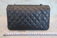 将图片加载到图库查看器，CHANEL/香奈儿 CF 双盖 链条包 Caviar skin Black/Silver hadware(黑色/銀色金属) 肩背包 800090061
