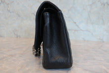 将图片加载到图库查看器，CHANEL/香奈儿 CF 双盖 链条包 Caviar skin Black/Silver hadware(黑色/銀色金属) 肩背包 800090061
