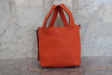 Load image into Gallery viewer, HERMES PICOTIN LOCK PM Clemence leather Feu T Engraving Hand bag 700010202
