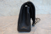 将图片加载到图库查看器，CHANEL/香奈儿 CF 双盖 链条包 Caviar skin Black/Silver hadware(黑色/銀色金属) 肩背包 800090061
