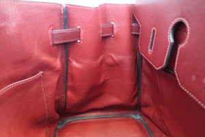 HERMES BIRKIN 35 Graine Lisse leather Rouge H □F刻印 Hand bag 600020021