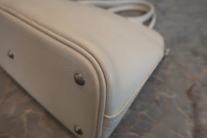HERMES／エルメス ボリード27 ヴォーエプソン ホワイト □K刻印 ショルダーバッグ 700030248