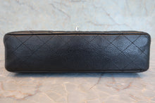 将图片加载到图库查看器，CHANEL/香奈儿 CF 双盖 链条包 Caviar skin Black/Silver hadware(黑色/銀色金属) 肩背包 800090061
