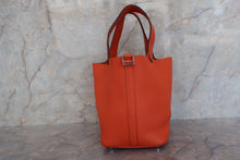 Load image into Gallery viewer, HERMES PICOTIN LOCK PM Clemence leather Feu T Engraving Hand bag 700010202
