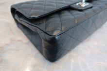 将图片加载到图库查看器，CHANEL/香奈儿 CF 双盖 链条包 Caviar skin Black/Silver hadware(黑色/銀色金属) 肩背包 800090061
