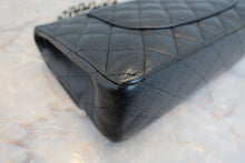 将图片加载到图库查看器，CHANEL/香奈儿 CF 双盖 链条包 Caviar skin Black/Silver hadware(黑色/銀色金属) 肩背包 800090061
