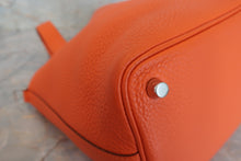 Load image into Gallery viewer, HERMES PICOTIN LOCK PM Clemence leather Feu T Engraving Hand bag 700010202
