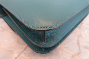 HERMES／エルメス コンスタンス3 ミニ エバーカラー ヴェールボスフォール D刻印 ショルダーバッグ 700050270