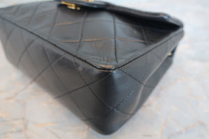 CHANEL/シャネル ミニマトラッセシングルフラップチェーンショルダーバッグ ラムスキン ブラック/ゴールド金具 ショルダーバッグ 700060132