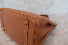 画像をギャラリービューアに読み込む, HERMES／エルメス バーキン30 ヴォーエプソン ゴールド □P刻印 ハンドバッグ 700110097
