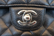 将图片加载到图库查看器，CHANEL/香奈儿 CF 双盖 链条包 Caviar skin Black/Silver hadware(黑色/銀色金属) 肩背包 800090061
