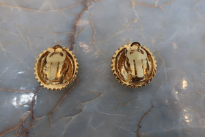 CHANEL CC mark earring Gold plate Gold Earring 500070085