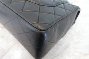 CHANEL/シャネル 中マトラッセシングルフラップチェーンショルダーバッグ ラムスキン ブラック/ゴールド金具 ショルダーバッグ 700080036