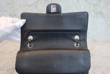 将图片加载到图库查看器，CHANEL/香奈儿 CF 双盖 链条包 Caviar skin Black/Silver hadware(黑色/銀色金属) 肩背包 800090061
