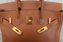 画像をギャラリービューアに読み込む, HERMES／エルメス バーキン30 ヴォーエプソン ゴールド □P刻印 ハンドバッグ 700110097
