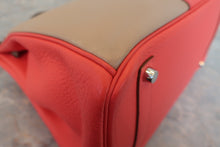 画像をギャラリービューアに読み込む, HERMES／エルメス バーキンカザック35 トリヨンクレマンス/ヴォースイフト ローズジャイプール/エトゥープ/アルジル/マットシルバー金具 □P刻印 ハンドバッグ 800030083
