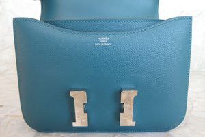 HERMES／エルメス コンスタンス3 ミニ エバーカラー ヴェールボスフォール D刻印 ショルダーバッグ 700050270