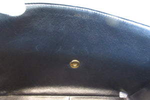 CHANEL/シャネル 中マトラッセシングルフラップチェーンショルダーバッグ ラムスキン ブラック/ゴールド金具 ショルダーバッグ 700080036