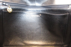 CHANEL/シャネル 中マトラッセシングルフラップチェーンショルダーバッグ ラムスキン ブラック/ゴールド金具 ショルダーバッグ 700080036
