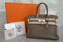 画像をギャラリービューアに読み込む, HERMES／エルメス バーキン30 トリヨンクレマンス エトゥープ ハンドバッグ 700030140
