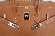 画像をギャラリービューアに読み込む, HERMES／エルメス バーキン35 トゴ ゴールド □H刻印 ハンドバッグ 700090037
