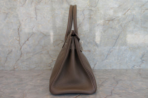HERMES／エルメス バーキン30 トリヨンクレマンス エトゥープ ハンドバッグ 700030140