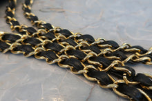 将图片加载到图库查看器，CHANEL/香奈儿 垂直针迹 链条包 荔枝皮 Black/Gold hadware(黑色/金色金属) 肩背包 800090092
