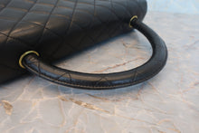 画像をギャラリービューアに読み込む, CHANEL/シャネル マトラッセ親子バッグ（親のみ） ラムスキン ブラック/ゴールド金具 ハンドバッグ 800010229
