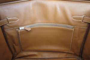 HERMES／エルメス バーキン35 トゴ ゴールド □H刻印 ハンドバッグ 700090037