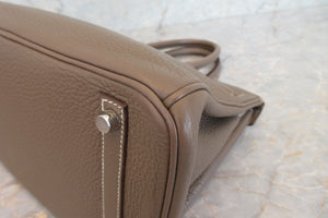 HERMES／エルメス バーキン30 トリヨンクレマンス エトゥープ ハンドバッグ 700030140