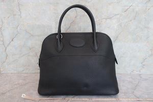 HERMES／エルメス ボリード31 トリヨンクレマンス ブラック □J刻印 ショルダーバッグ 700060230
