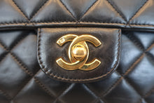 画像をギャラリービューアに読み込む, CHANEL/シャネル マトラッセ親子バッグ（親のみ） ラムスキン ブラック/ゴールド金具 ハンドバッグ 800010229
