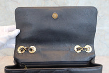 将图片加载到图库查看器，CHANEL/香奈儿 垂直针迹 链条包 荔枝皮 Black/Gold hadware(黑色/金色金属) 肩背包 800090092
