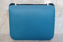 Load image into Gallery viewer, HERMES CONSTANCE3 MINI Epsom leather Blue izmir T Engraving Shoulder bag 600110085
