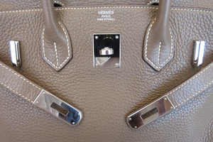HERMES／エルメス バーキン30 トリヨンクレマンス エトゥープ ハンドバッグ 700030140