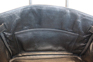 HERMES／エルメス バーキン30 トリヨンクレマンス ブラック □J刻印 ハンドバッグ 700090014