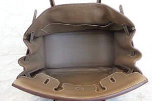 HERMES／エルメス バーキン30 トリヨンクレマンス エトゥープ ハンドバッグ 700030140