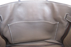 HERMES／エルメス バーキン30 トリヨンクレマンス エトゥープ ハンドバッグ 700030140