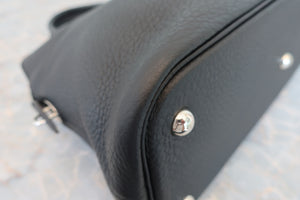 HERMES／エルメス ボリード31 トリヨンクレマンス ブラック □J刻印 ショルダーバッグ 700060230