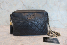 画像をギャラリービューアに読み込む, CHANEL/シャネル マトラッセフリンジチェーンショルダーバッグ ラムスキン ブラック/ゴールド金具 ショルダーバッグ 800060173
