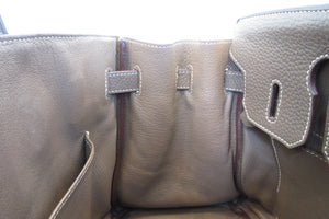 HERMES／エルメス バーキン30 トリヨンクレマンス エトゥープ ハンドバッグ 700030140