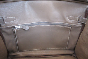 HERMES／エルメス バーキン30 トリヨンクレマンス エトゥープ ハンドバッグ 700030140