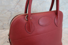 Load image into Gallery viewer, HERMES／BOLIDE 31 Clemence leather Rouge H □Q Engraving Shoulder bag 700100080
