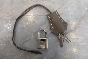 HERMES／エルメス バーキン30 トリヨンクレマンス エトゥープ ハンドバッグ 700030140