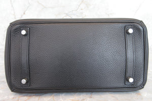 HERMES／エルメス バーキン30 トリヨンクレマンス ブラック □N刻印 ハンドバッグ 700070135