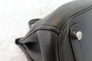 HERMES／エルメス バーキン30 トリヨンクレマンス ブラック □N刻印 ハンドバッグ 700070135